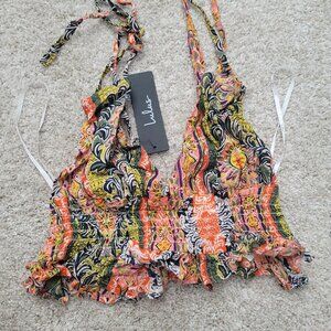 NWT Lulus Colorful Crop Top